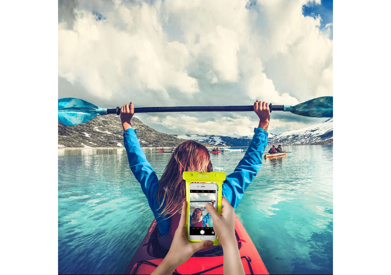 Housse de protection SplashBag - Étanche pour smartphone 6,2 pouces - CE 738657 - Celly