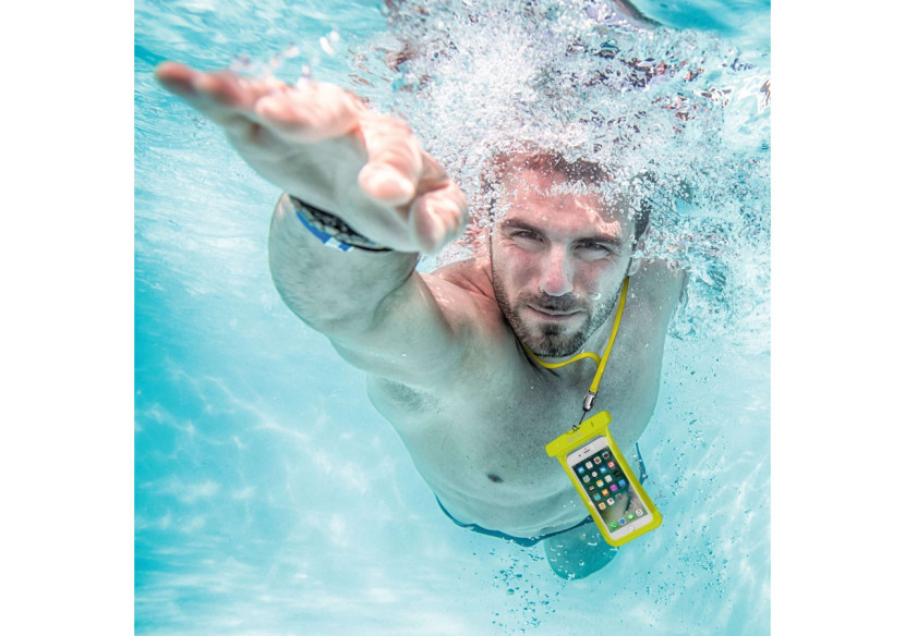 Housse de protection SplashBag - Étanche pour smartphone 6,2 pouces - CE 738657 - Celly