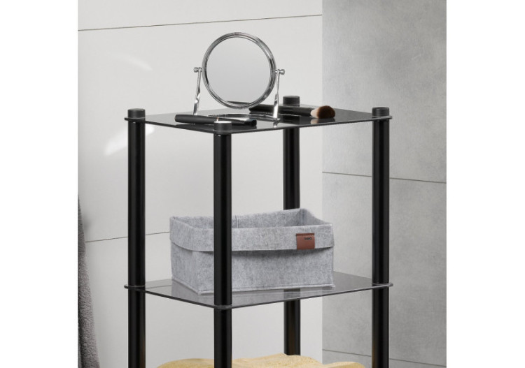 Panier Fay 26x19x12 cm - Organisateur en feutre élégant - KE 244605 - Kela Badkamer 2