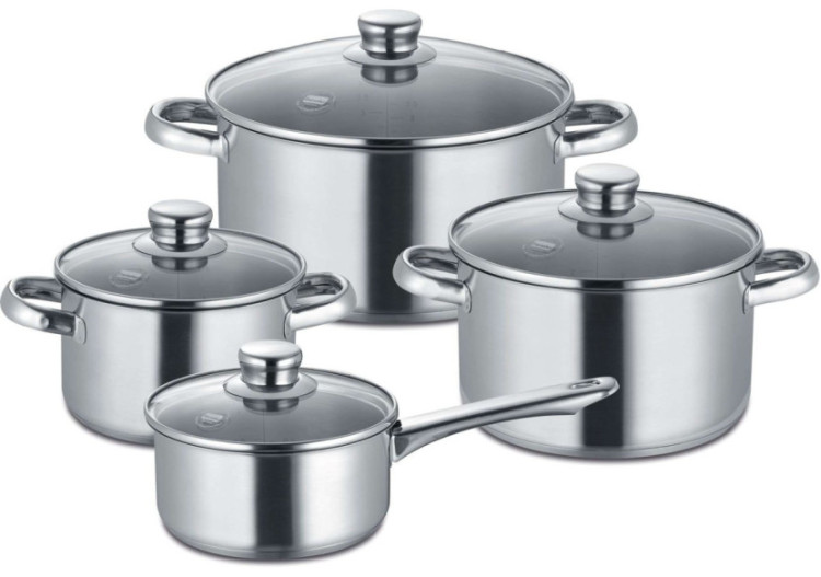 Ensemble de Casseroles New Roma - Acier inoxydable, 4 pièces, induction compatible - BD 067731 - Berndes 2