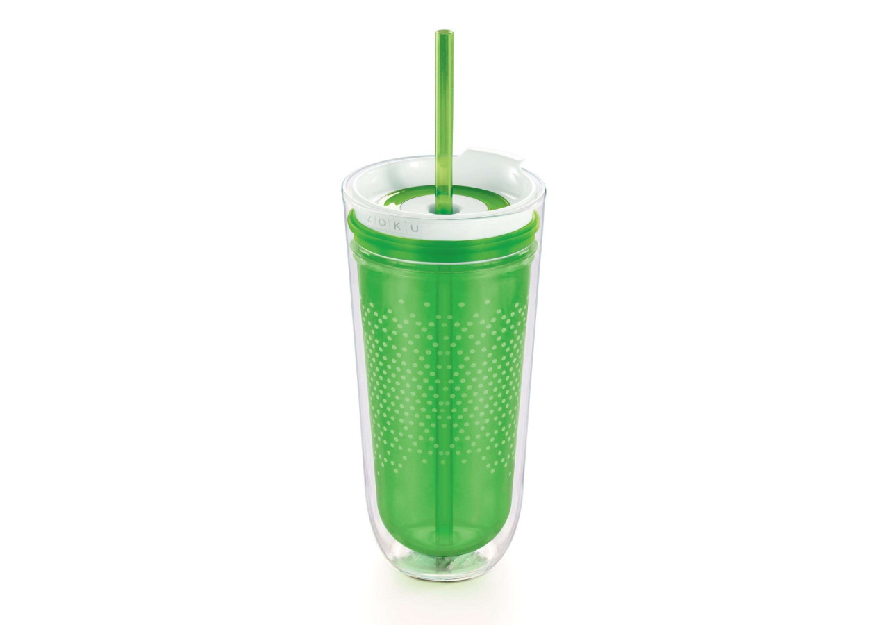 Gobelet de Voyage avec Paille 325 ml - Design innovant et pratique - ZK 021217 - Zoku