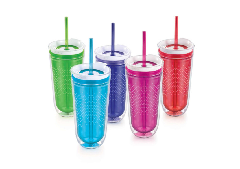 Gobelet de Voyage avec Paille 325 ml - Design innovant et pratique - ZK 021217 - Zoku