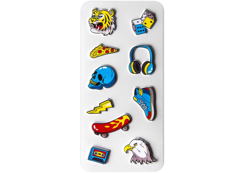 Stickers 3D pour garçons - Set de 10 - CE 737155 - Celly Stickers 3D pour garçons - Set de 10 - CE 737155 - Celly