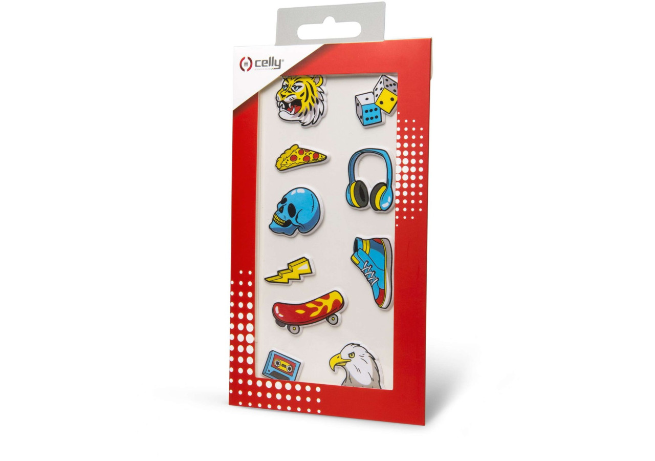 Stickers 3D pour garçons - Set de 10 - CE 737155 - Celly