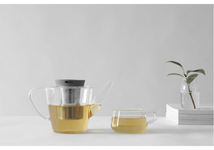 Théière en Verre Infuseur 1 L - Design scandinave - VI 278336 - Viva 2