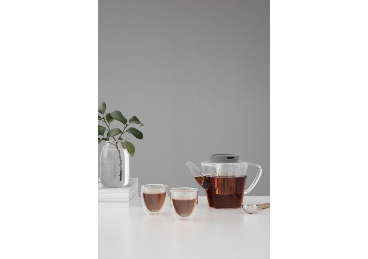 Théière en Verre Infuseur 1 L - Design scandinave - VI 278336 - Viva