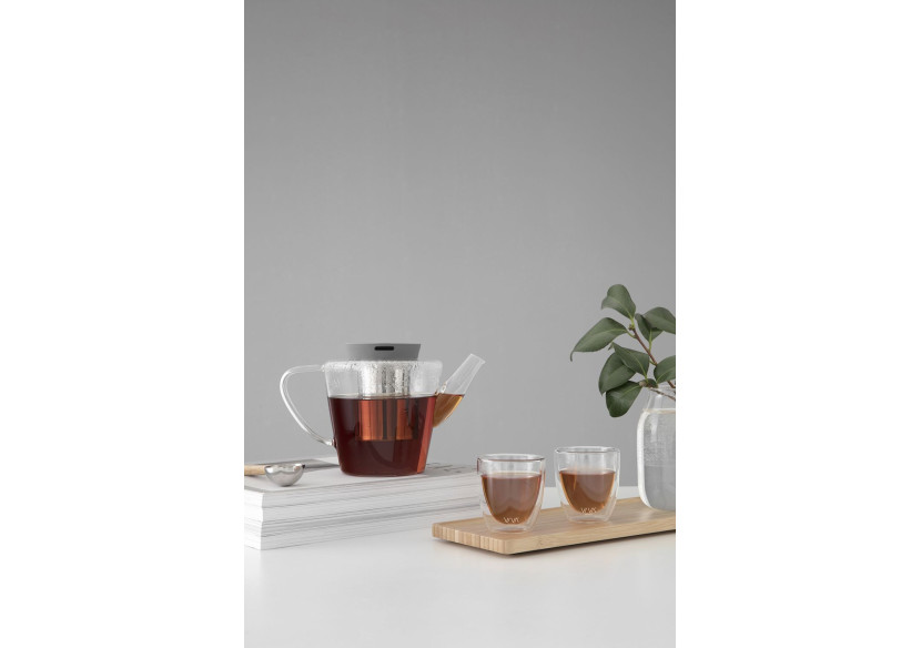 Théière en Verre Infuseur 1 L - Design scandinave - VI 278336 - Viva