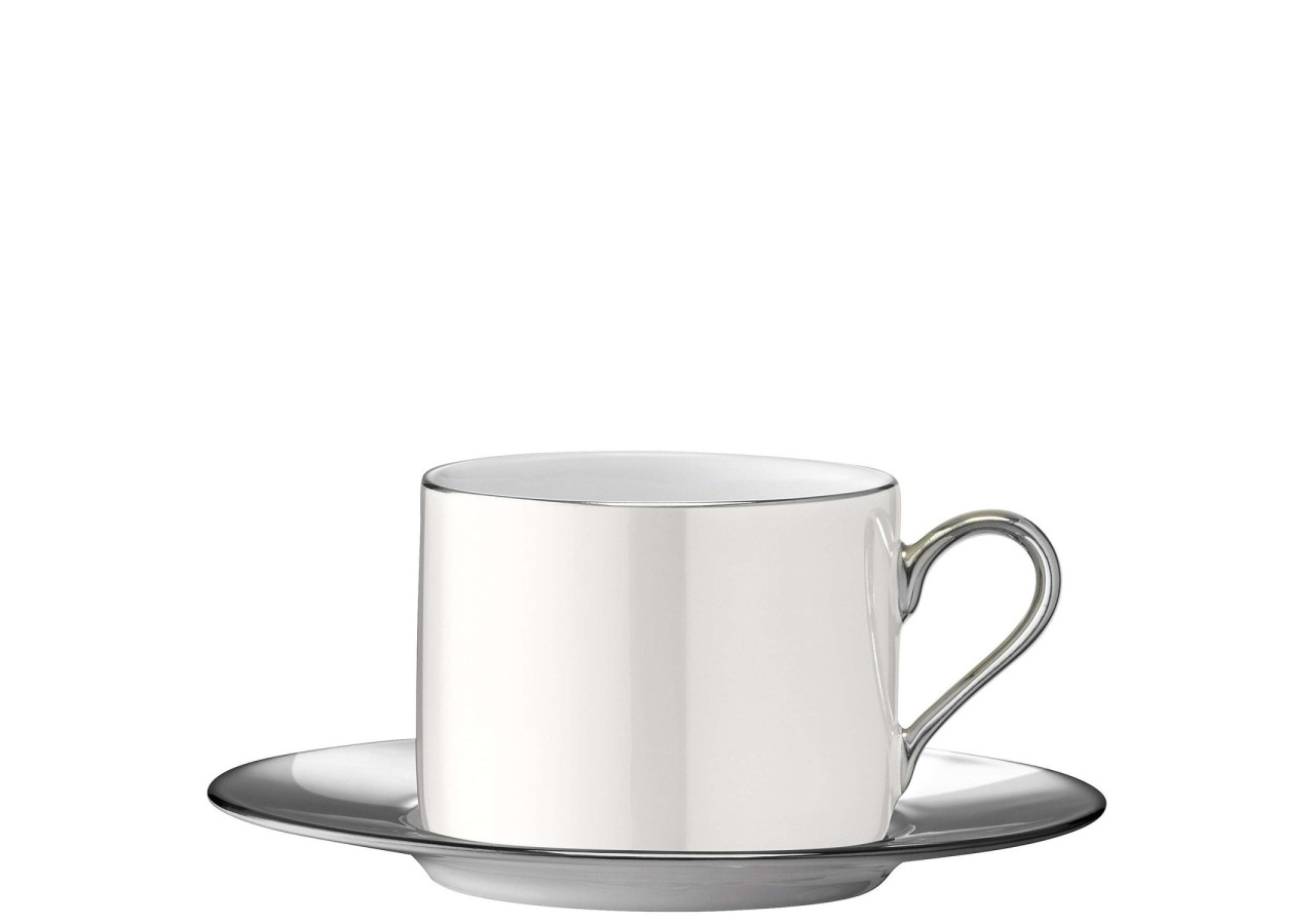 Tasse et Soucoupe Palazzo 250 ml - Élégance en verre - LS 629952 - L.S.A.