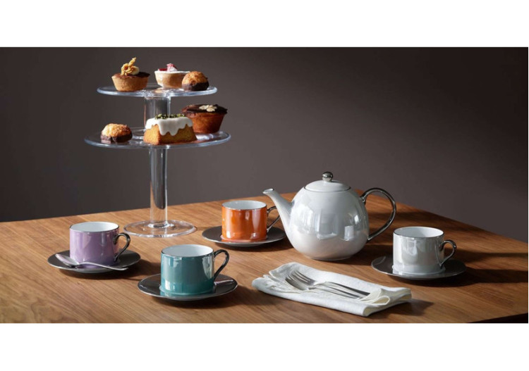 Tasse et Soucoupe Palazzo 250 ml - Élégance en verre - LS 629952 - L.S.A. 2