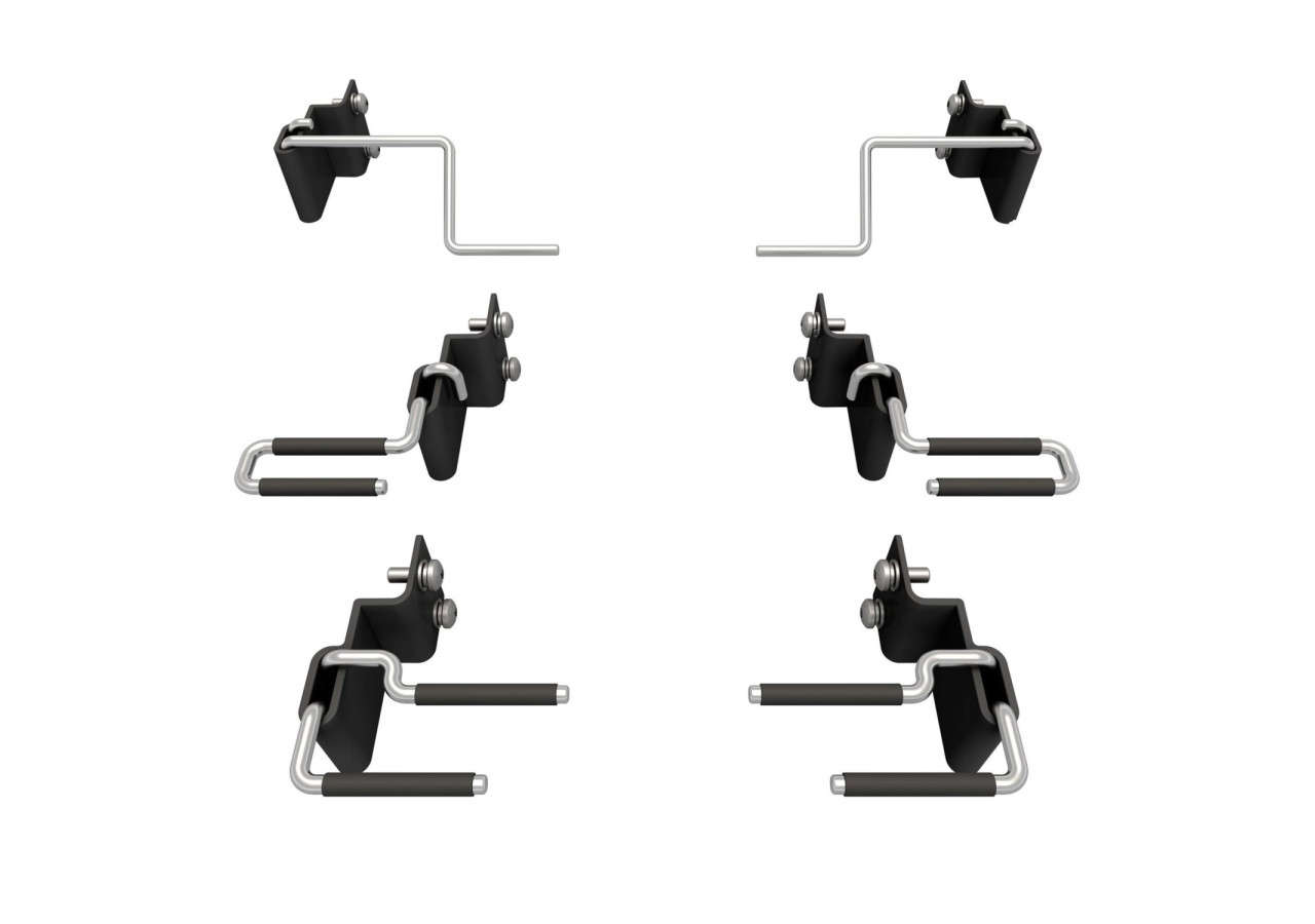 Support d'accessoires BBQ Davos - Set de 3 pour barbecue à gaz - OC 024000 - Outdoor Chef