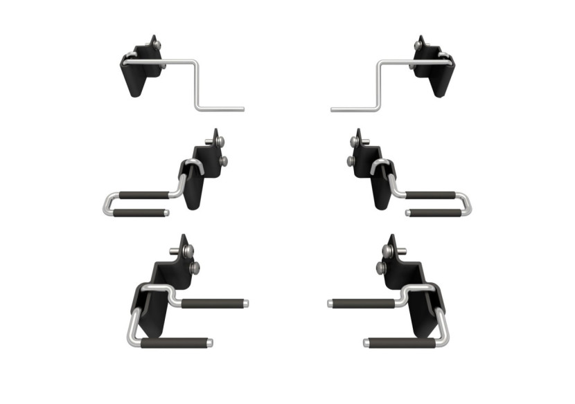 Support d'accessoires BBQ Davos - Set de 3 pour barbecue à gaz - OC 024000 - Outdoor Chef