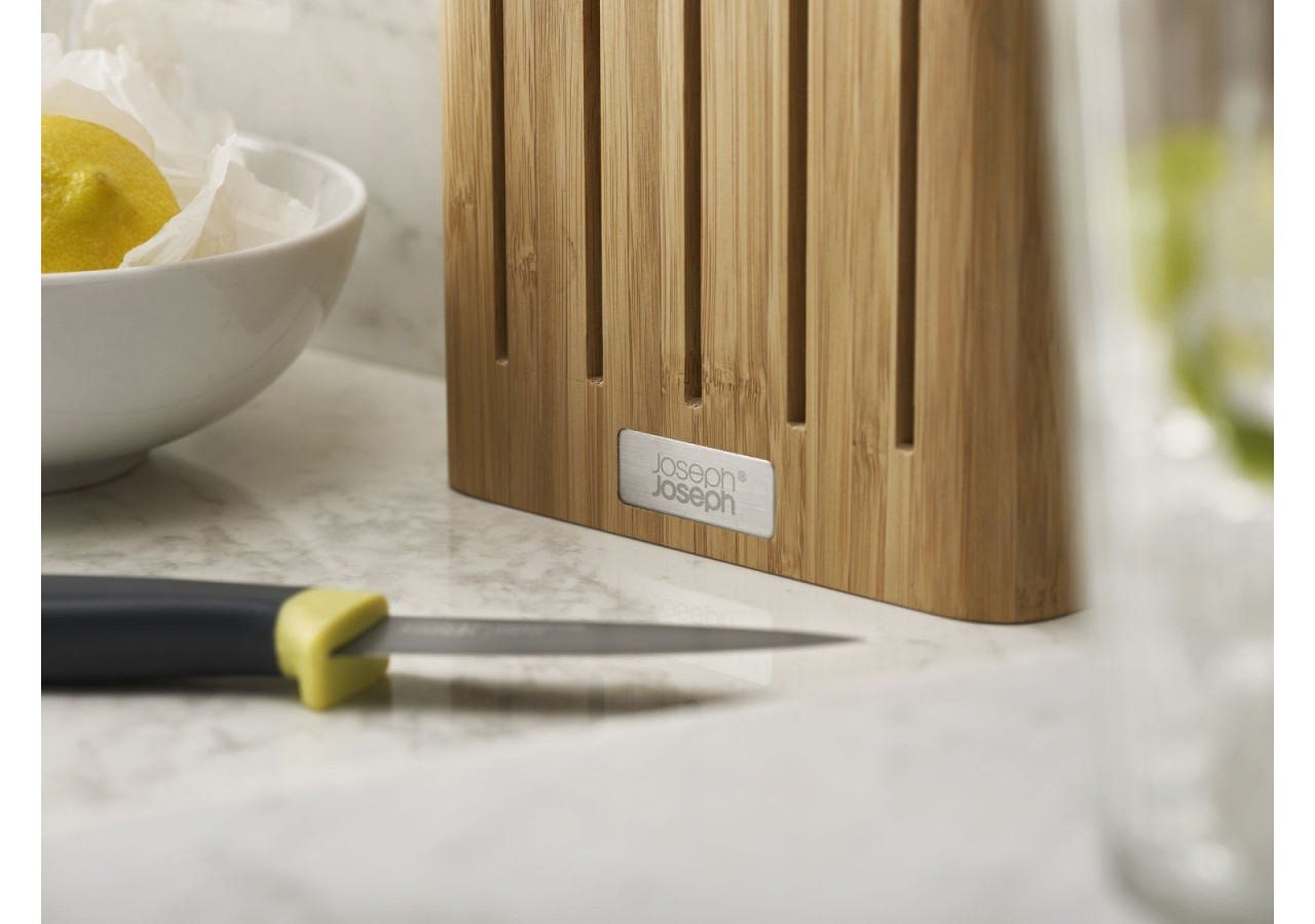 Bloc de couteaux Elevate avec 5 couteaux en bambou - JJ 103007 - Joseph Joseph