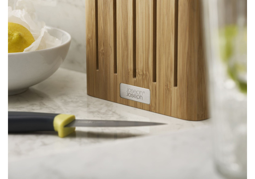 Bloc de couteaux Elevate avec 5 couteaux en bambou - JJ 103007 - Joseph Joseph Bloc de couteaux Elevate avec 5 couteaux en bambou - JJ 103007 - Joseph Joseph