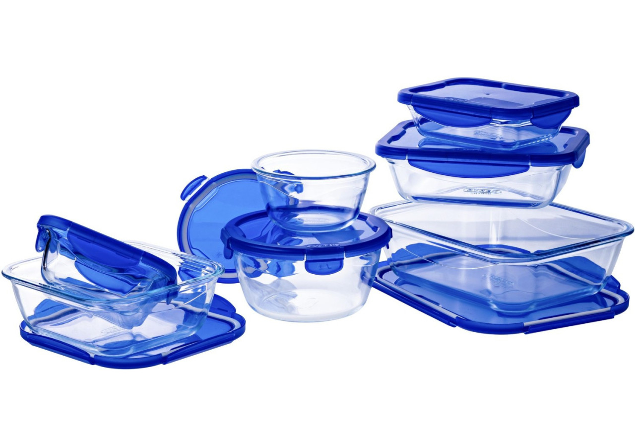 Bols Cook & Go ronds avec couvercle - 1,6 litre - PY 275118 - Pyrex