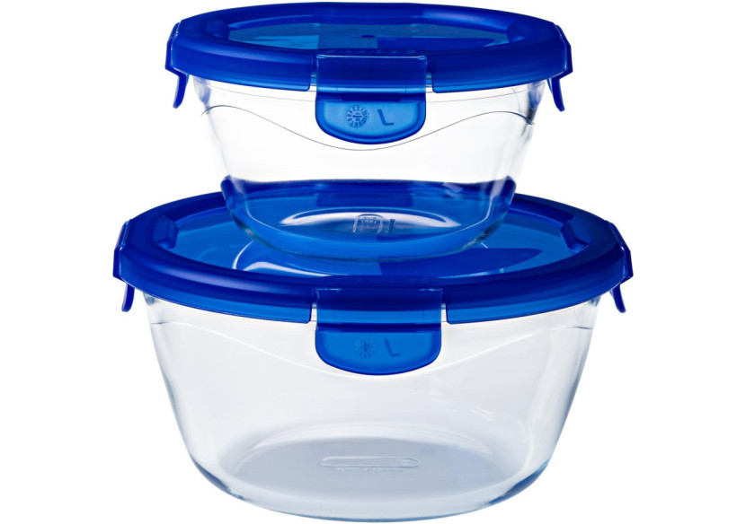 Bols Cook & Go ronds avec couvercle - 1,6 litre - PY 275118 - Pyrex