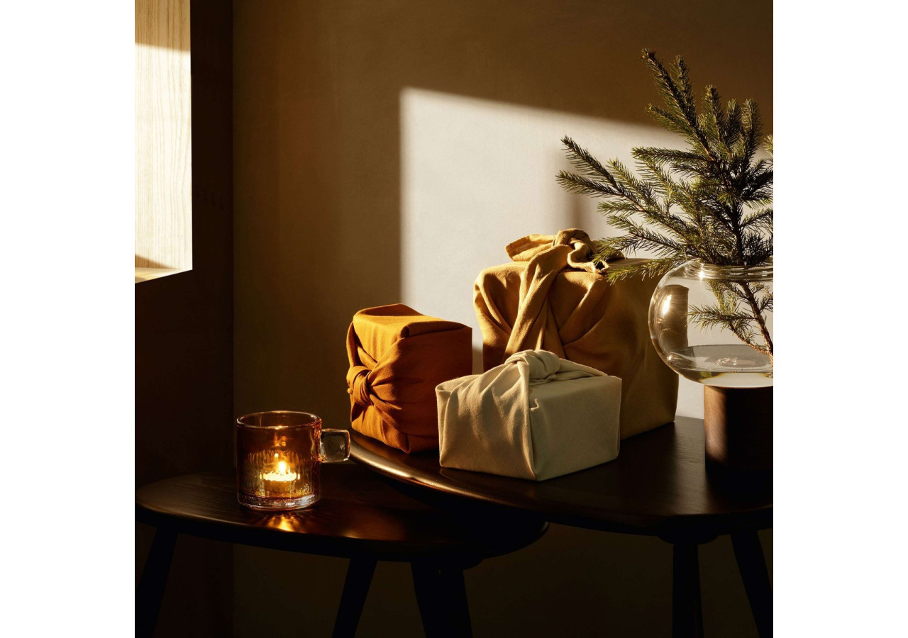 Vase Oblate 21,5 cm - Design moderne en verre - LS 579646 - L.S.A.