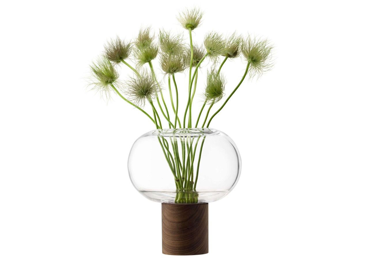 Vase Oblate 21,5 cm - Design moderne en verre - LS 579646 - L.S.A.