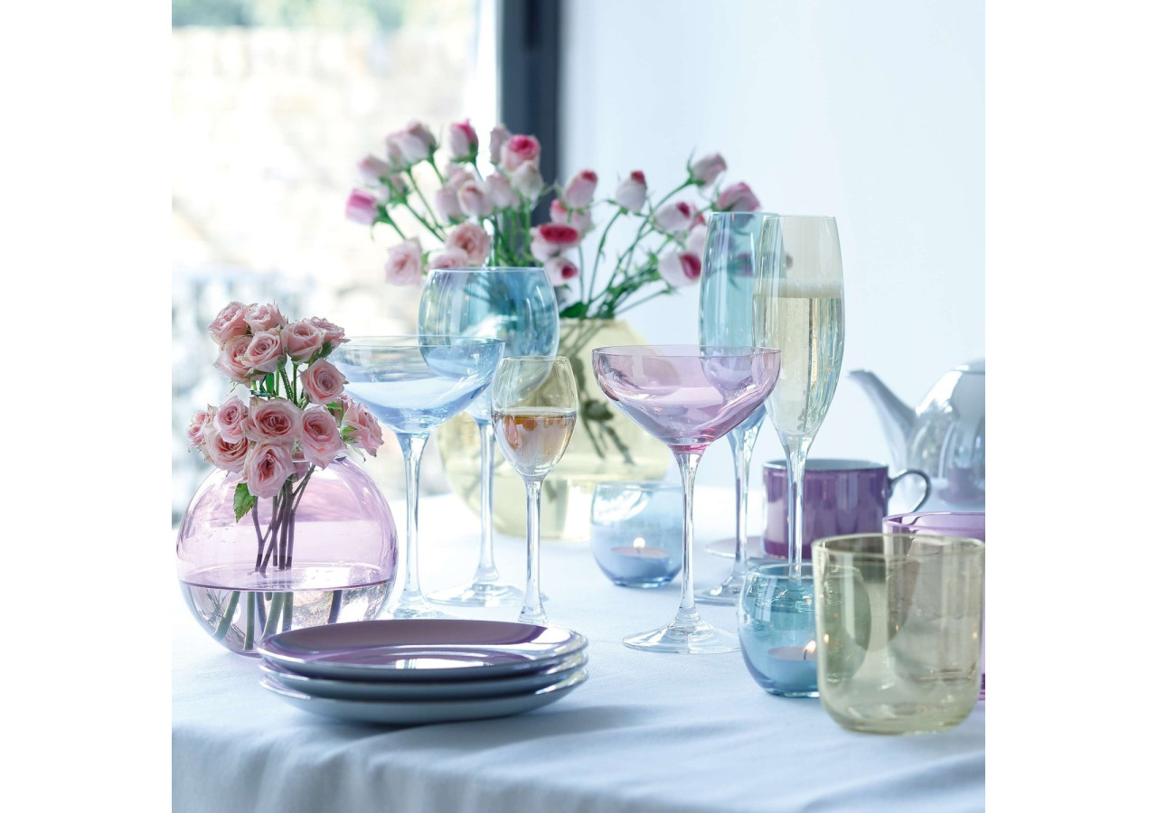 Verres Tumbler Polka - Set de 4 pièces de 420 ml assortis - LS 497216 - L.S.A.