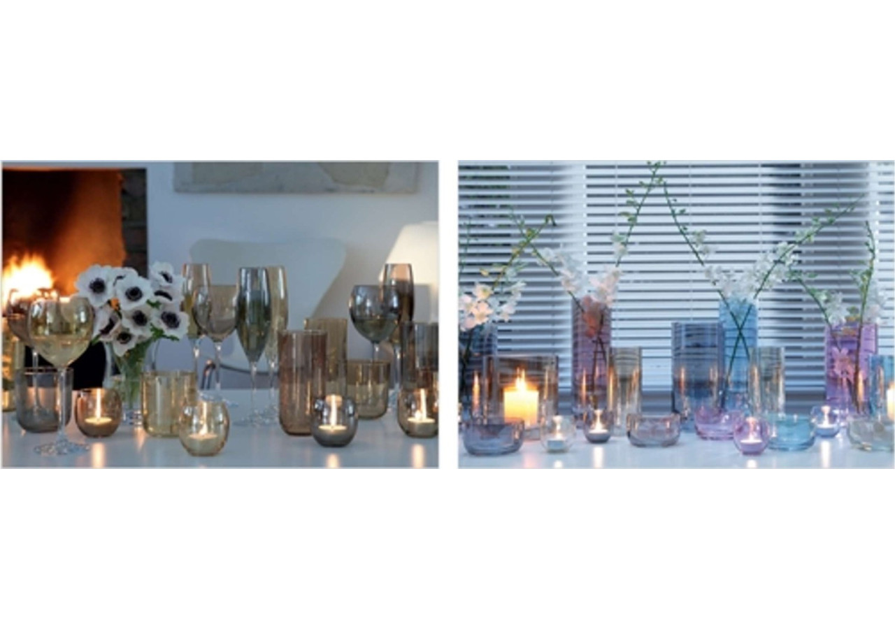 Verres Tumbler Polka - Set de 4 pièces de 420 ml assortis - LS 497216 - L.S.A.