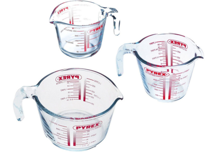 Maatbeker Classic Prepware 0,5 litre - Set de 3 pratiques - PY 278010 - Pyrex