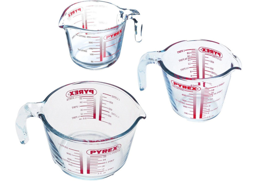 Maatbeker Classic Prepware 0,5 litre - Set de 3 pratiques - PY 278010 - Pyrex Maatbeker Classic Prepware 0,5 litre - Set de 3 pratiques - PY 278010 - Pyrex