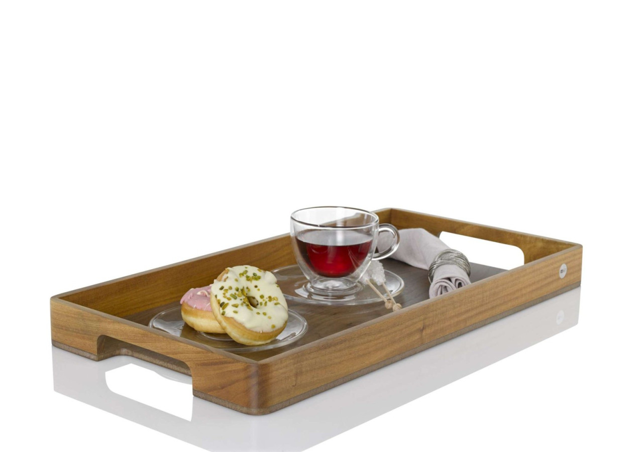 Plateau de Service en Acacia - 60 x 31 x 5 cm - AD 389148 - Adhoc