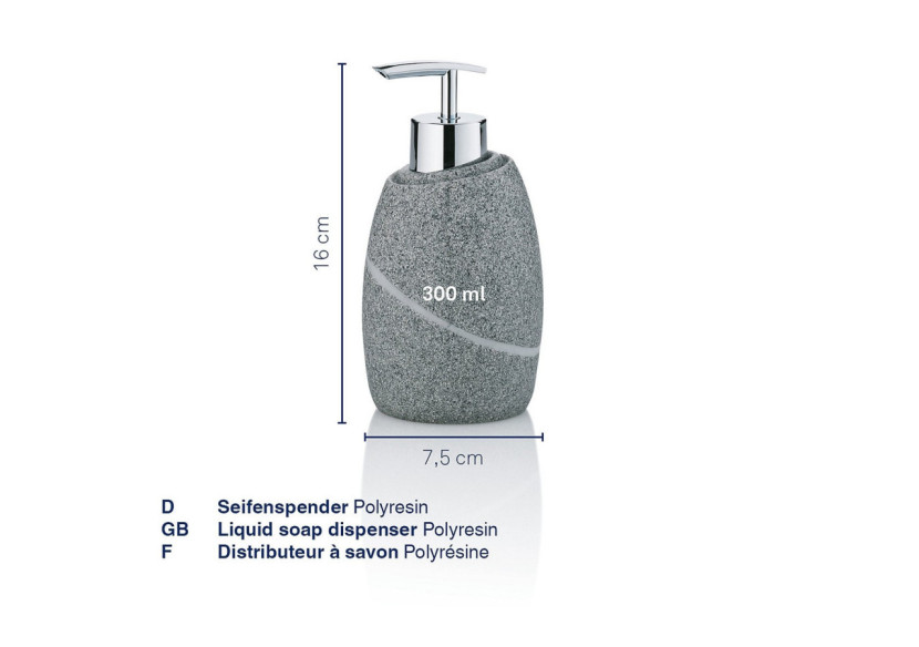 Distributeur de Savon Moderne - Talus - KE 203039 - Kela Badkamer Distributeur de Savon Moderne - Talus - KE 203039 - Kela Badkamer