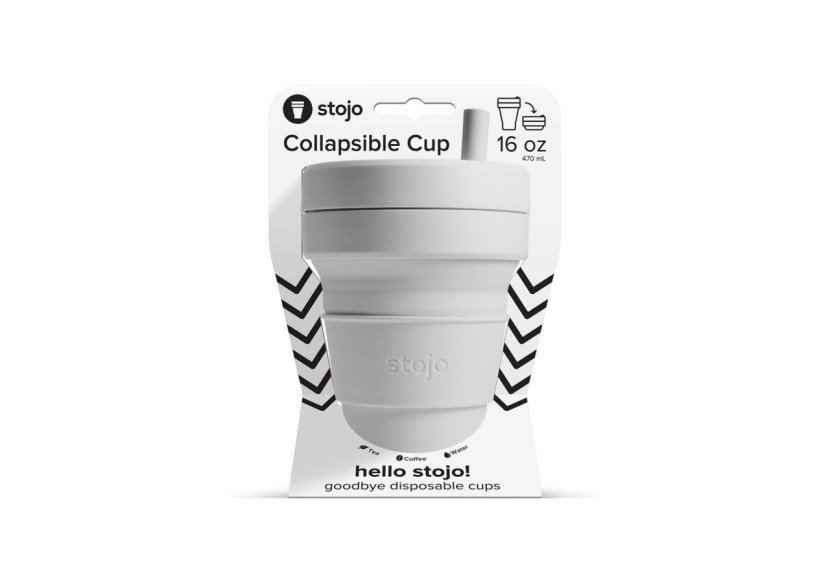 Gobelet Pliable 470 ml - Biggie Cup Cashmere - ST 008712 - Stojo Gobelet Pliable 470 ml - Biggie Cup Cashmere - ST 008712 - Stojo