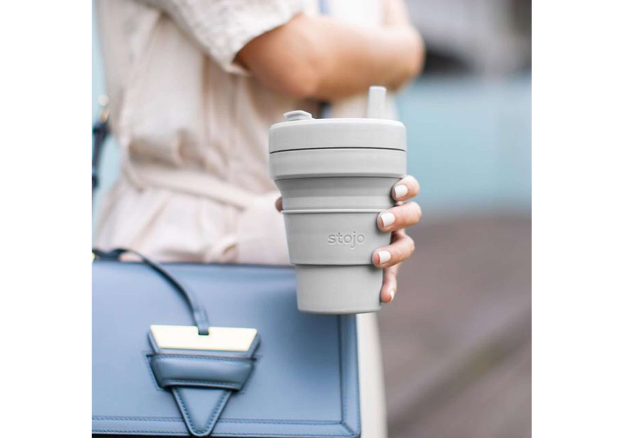 Gobelet Pliable 470 ml - Biggie Cup Cashmere - ST 008712 - Stojo