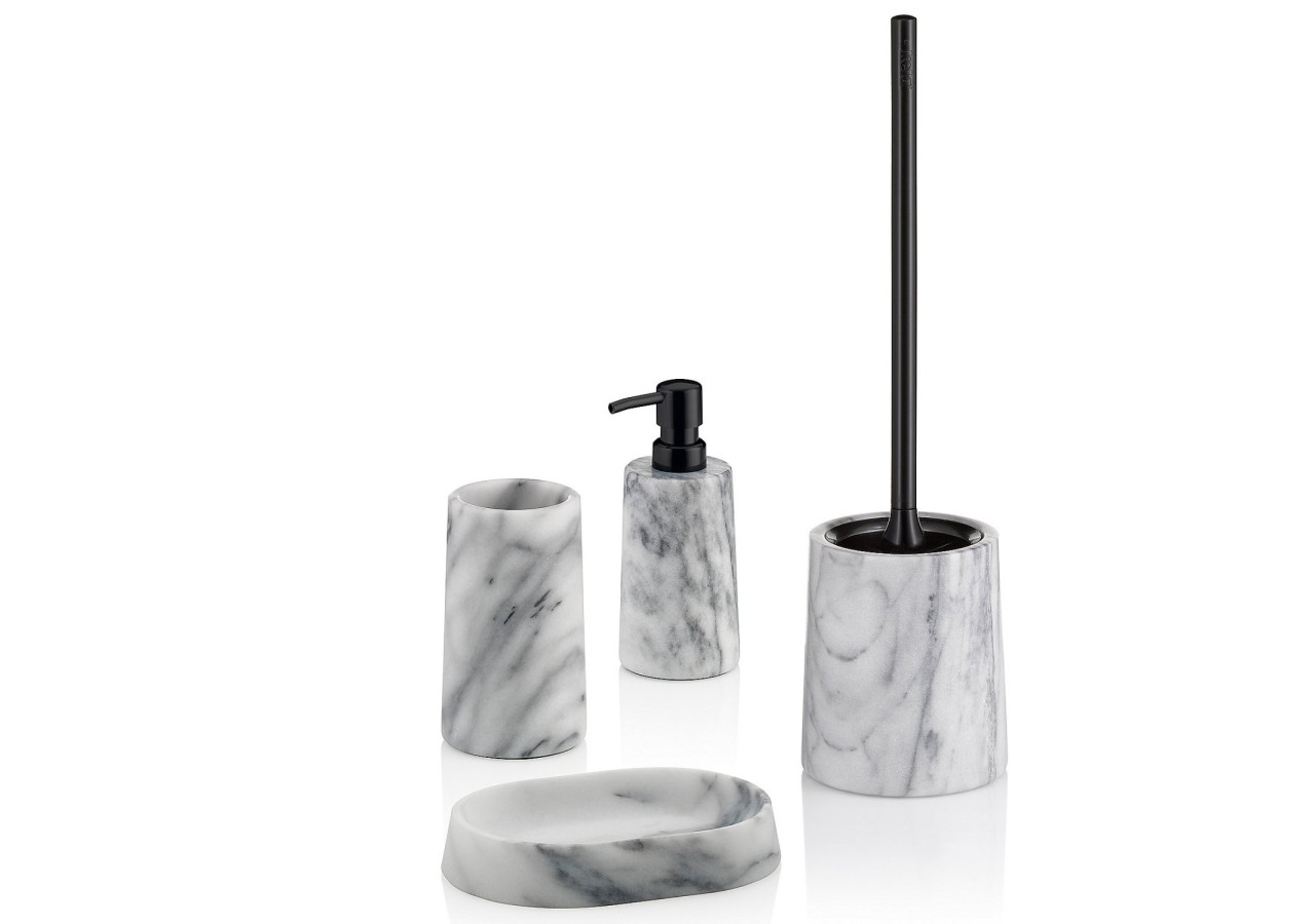 Set de Brosse Toilettte avec Support en Marbre - Design Moderne - KE 200281 - Kela Badkamer