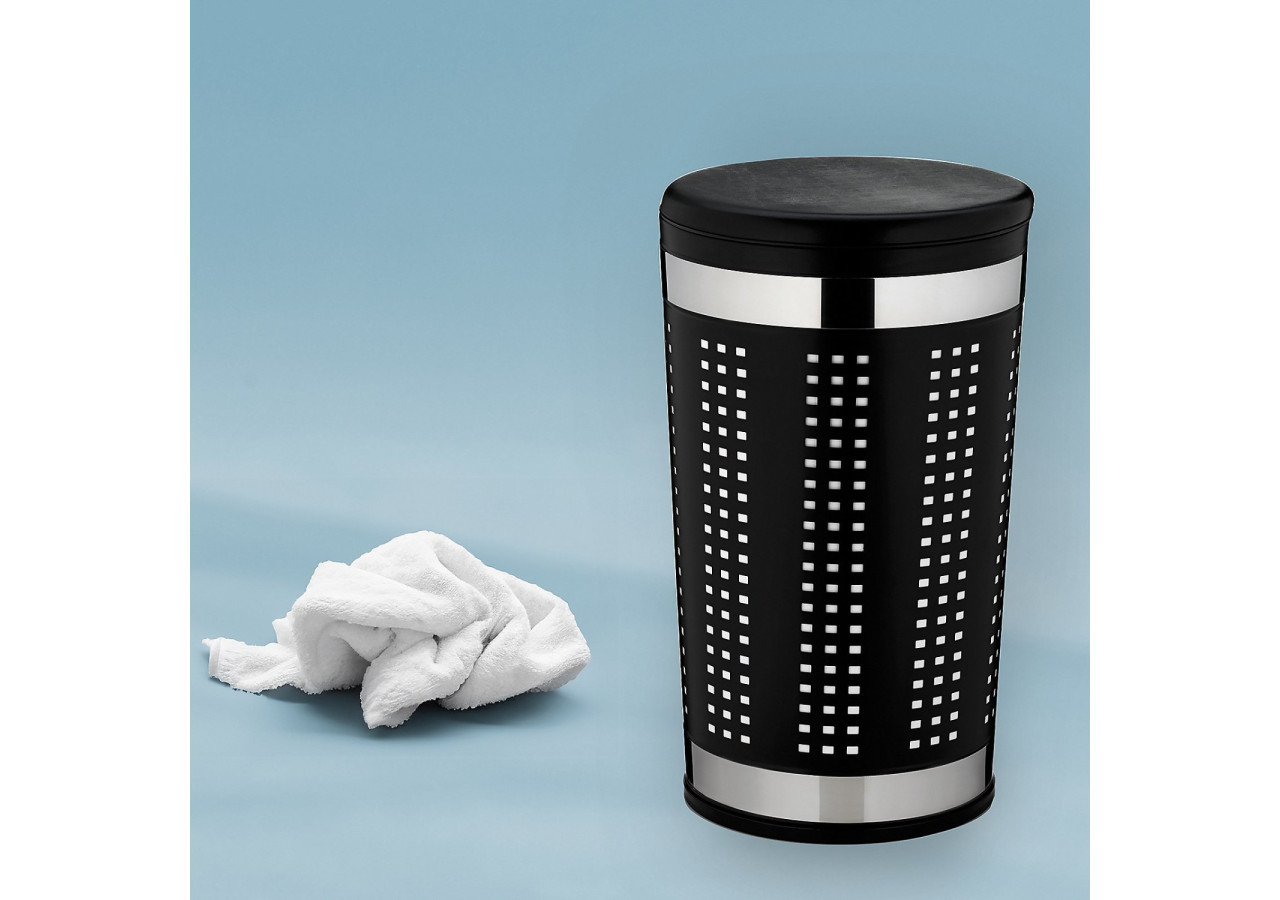 Panier à Linge avec Couvercle et Assise - Modèle Sevilla 60,5 cm - KE 218187 - Kela Badkamer