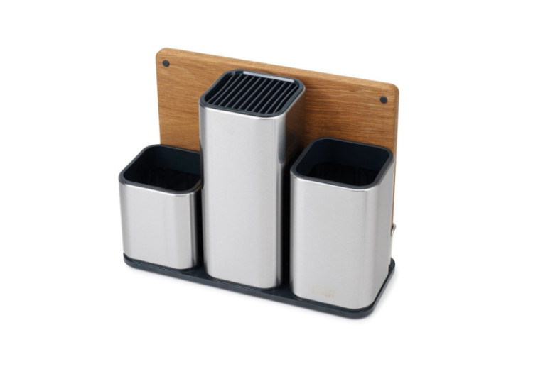 Organisateur de Cuisine AANRECHT - Avec Planche à Découper en Bois d'Oak - JJ 950267 - Joseph Joseph 2