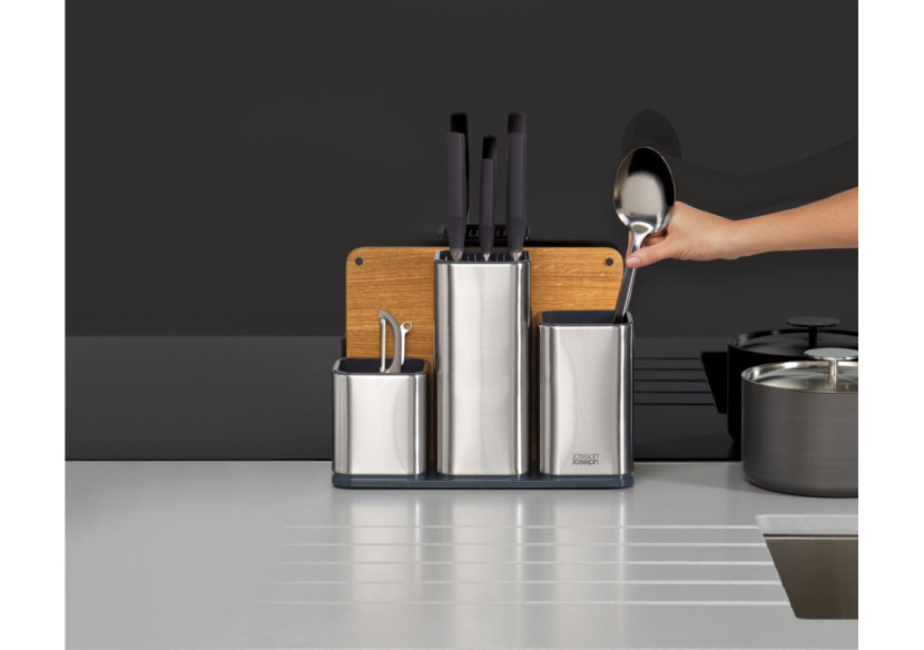 Organisateur de Cuisine AANRECHT - Avec Planche à Découper en Bois d'Oak - JJ 950267 - Joseph Joseph Organisateur de Cuisine AANRECHT - Avec Planche à Découper en Bois d'Oak - JJ 950267 - Joseph Joseph
