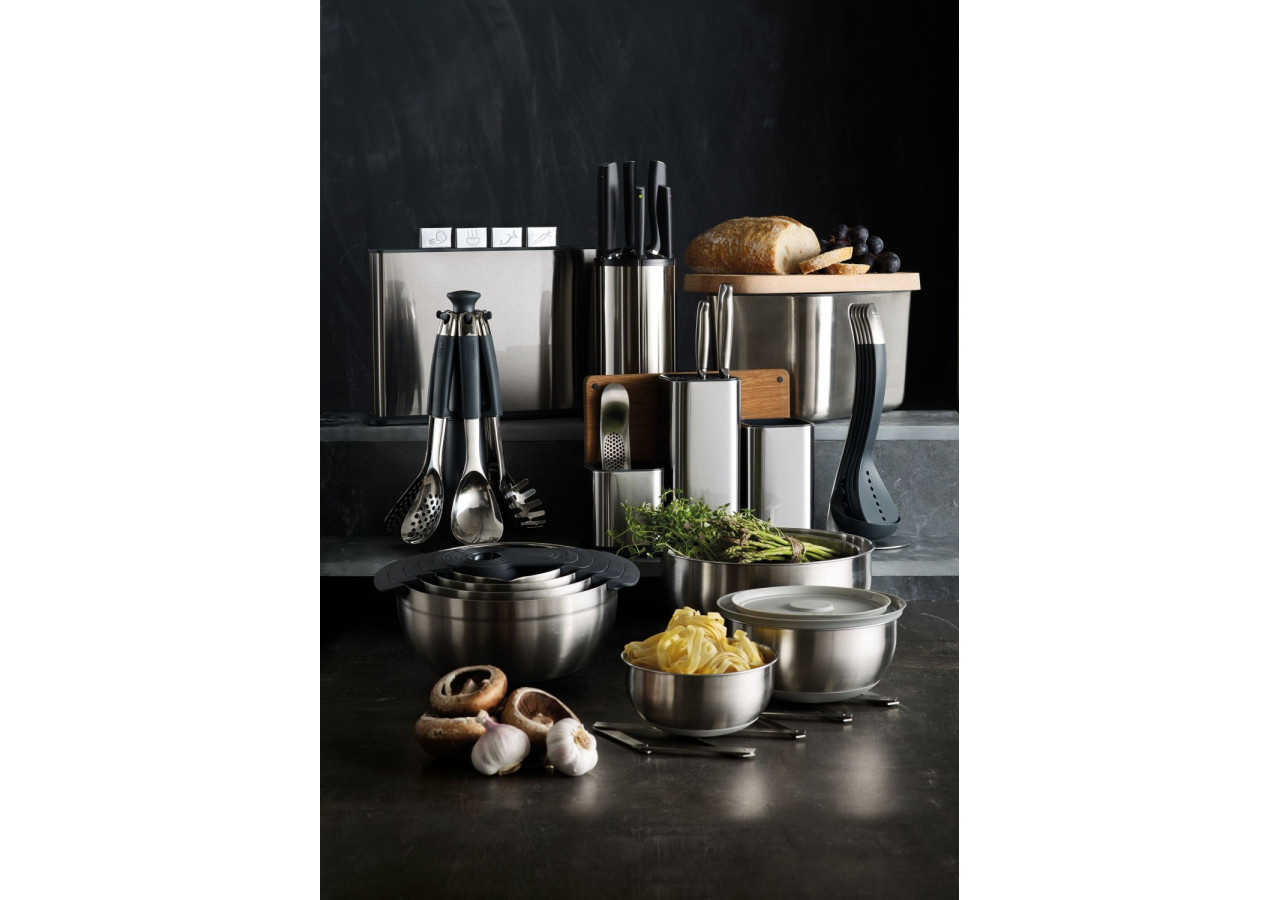 Organisateur de Cuisine AANRECHT - Avec Planche à Découper en Bois d'Oak - JJ 950267 - Joseph Joseph