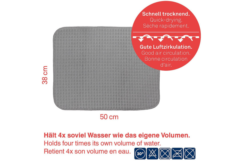 Tapis de séchage Rapida - Polyester 50 x 38 cm - KE 117077 - Kela Keuken Tapis de séchage Rapida - Polyester 50 x 38 cm - KE 117077 - Kela Keuken