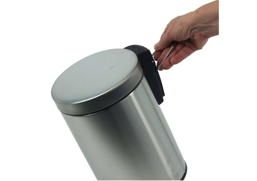 Poubelle à Pédale Monaco - 3 Litres en Acier Inoxydable - KE 181726 - Kela Badkamer Poubelle à Pédale Monaco - 3 Litres en Acier Inoxydable - KE 181726 - Kela Badkamer