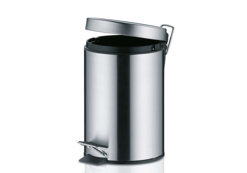 Poubelle à Pédale Monaco - 3 Litres en Acier Inoxydable - KE 181726 - Kela Badkamer Poubelle à Pédale Monaco - 3 Litres en Acier Inoxydable - KE 181726 - Kela Badkamer