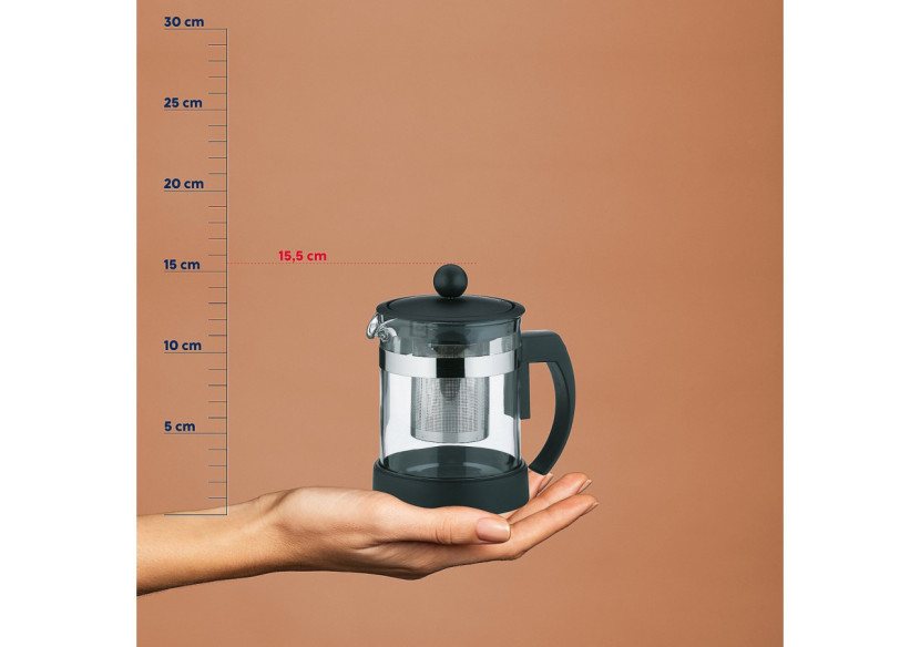 Théière AURON avec Filtre - 700 ml en Verre Résistant à la Chaleur - KE 114571 - Kela Keuken Théière AURON avec Filtre - 700 ml en Verre Résistant à la Chaleur - KE 114571 - Kela Keuken