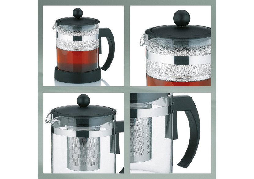 Théière AURON avec Filtre - 700 ml en Verre Résistant à la Chaleur - KE 114571 - Kela Keuken Théière AURON avec Filtre - 700 ml en Verre Résistant à la Chaleur - KE 114571 - Kela Keuken