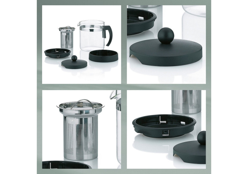 Théière AURON avec Filtre - 700 ml en Verre Résistant à la Chaleur - KE 114571 - Kela Keuken Théière AURON avec Filtre - 700 ml en Verre Résistant à la Chaleur - KE 114571 - Kela Keuken