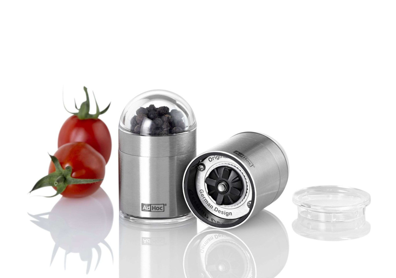 Moulin à Poivre ou Sel Compact - Design Pratique et Élégant - AD MP15 Z - Adhoc