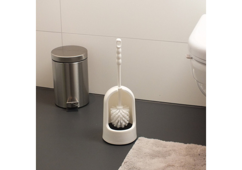 Brosse de Toilette Loan - Fonctionnelle et pratique en blanc - KE 260117 - Kela Badkamer Brosse de Toilette Loan - Fonctionnelle et pratique en blanc - KE 260117 - Kela Badkamer