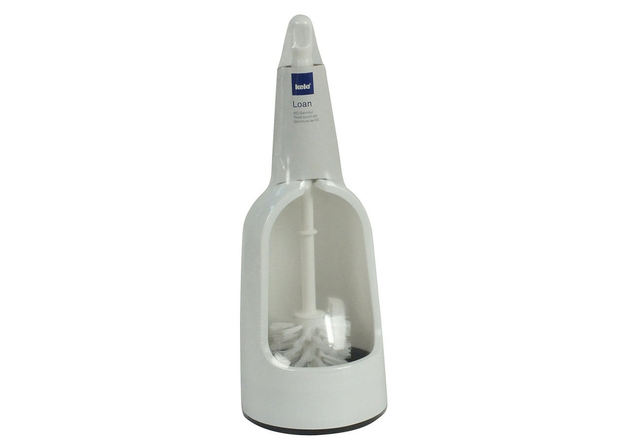 Brosse de Toilette Loan - Fonctionnelle et pratique en blanc - KE 260117 - Kela Badkamer