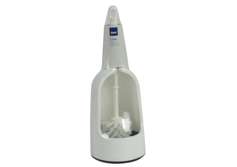 Brosse de Toilette Loan - Fonctionnelle et pratique en blanc - KE 260117 - Kela Badkamer Brosse de Toilette Loan - Fonctionnelle et pratique en blanc - KE 260117 - Kela Badkamer