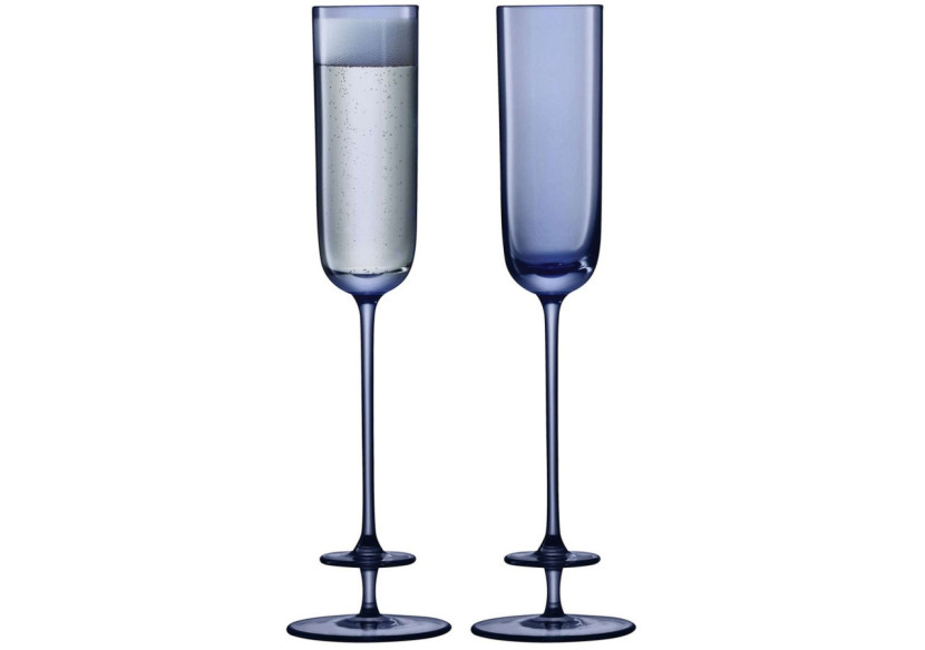 Flûte à Champagne Champagne Theatre - Set de 2 en verre coloré - LS 560323 - L.S.A.