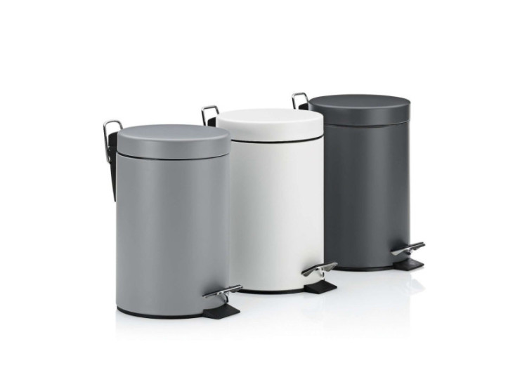 Poubelle Monaco avec Pédale - Capacité de 3 litres, design épuré - KE 181603 - Kela Badkamer 2