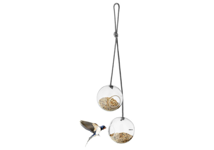 Set de 2 Boules de Nourriture pour Oiseaux - En verre transparent - ES 183406 - Eva Solo