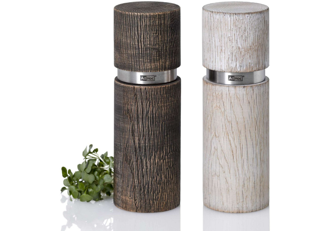 Moulin à Poivre ou Sel Textura - Précision et Design en Bois d'Érable - AD MP27 Z - Adhoc