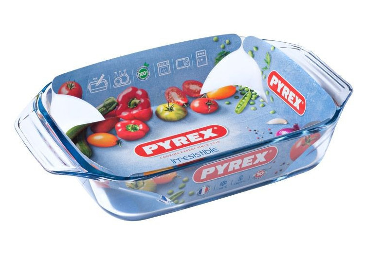 Plat à Four Irresistible Rectangulaire 2,5 L - Résistant et pratique - PY 268608 - Pyrex 2