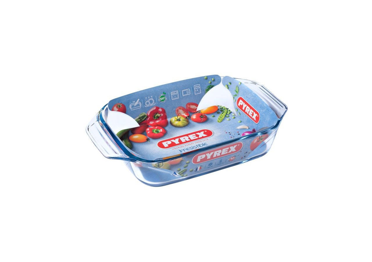 Plat à Four Irresistible Rectangulaire 2,5 L - Résistant et pratique - PY 268608 - Pyrex